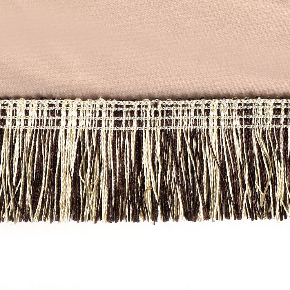 Бахрома отделочная 40.0 мм / 10 метров, 6155-0328 цв.6350 коричневый