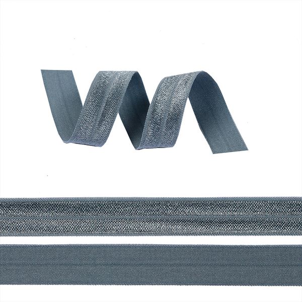 Резинка бельевая (окантовочная) блестящая 15.0 мм / 1000 метров, F316 серый