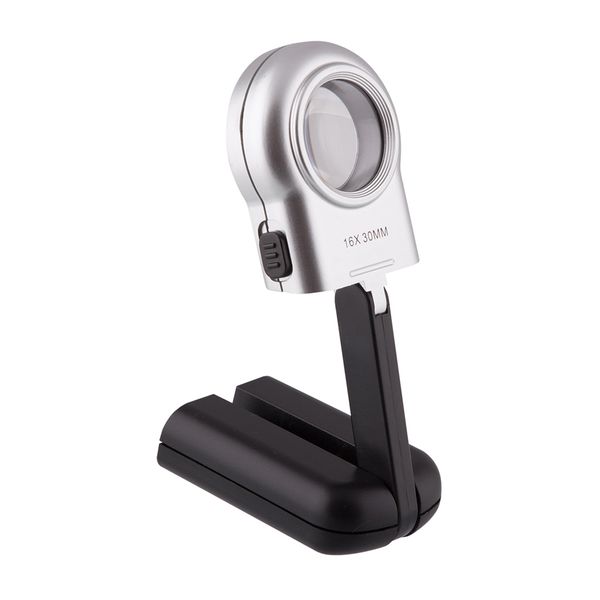 Лупа складная с подсветкой ⌀3 см (ув.х16), Ferstel FR-03