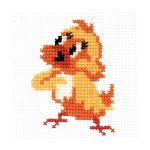 Набор для вышивания нитками РС Студия, Цыпленок 9х7см