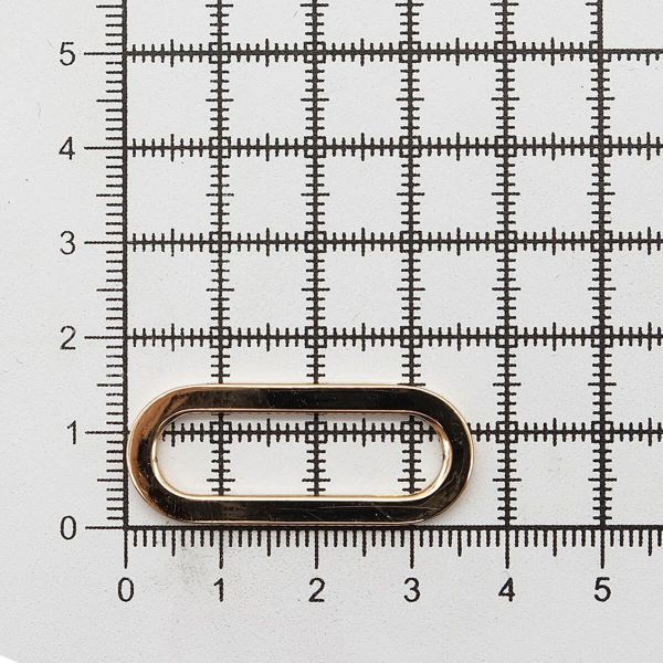 Рамка овальная металл 30 мм (золото), ГНУ13818, 20 шт