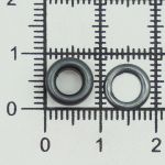 Люверсы металл ⌀_4.0 мм (внутр.), черный, 100 шт, S090812, BIG