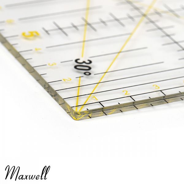 Линейка закройщика для пэчворка квилтинга 150х300 мм