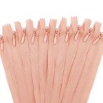 Молния потайная (скрытая) Т3 (3 мм) 1 зам., н/раз., 50 см, розовый, 31279 / 50, 10 шт