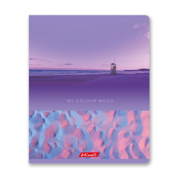 Тетрадь ученическая общая, софт тач лак, A5+ 96 л. на скобе 65 г/м², белизна 100%, 5 шт, линия в термоусадочной пленке, 000338 Magic Colour, Светоч 96ТСК5_12_3_2