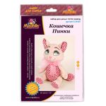 Набор для шитья игрушки Кошечка Пинки 25 см, Miadolla C-0181