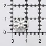 Шапочка для бусин, 12мм 30 шт/упак, Astra&Craft (Никель), 4AR199