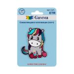 Самоклеящаяся аппликация (патч) №02, 1 шт, 01-214 Пони 4.7х5.5 см, Gamma ETR