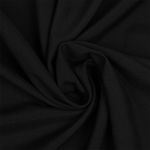 Ткань подкладочная (таффета) эластичная 62 г/м², 150 см / 30 метров, черный