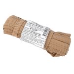 Резинка бельевая (стандартная) 10.0 мм, / 15х10 м плетеная, бежевый/ beige, Gamma С 3337