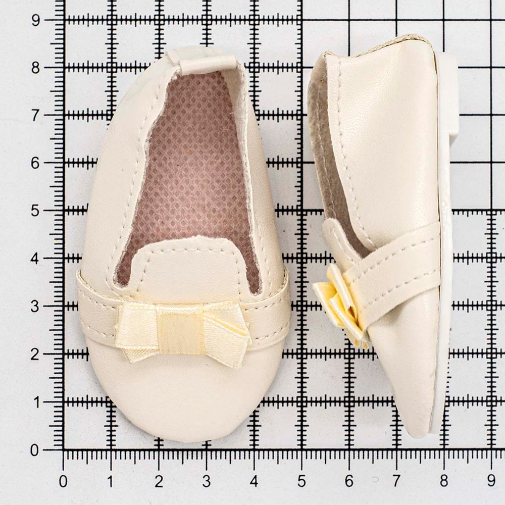 Туфельки 7,5*4*3,5см, пара (белый) DSS8284