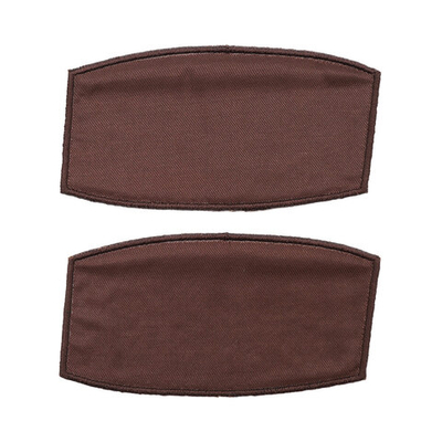 Термоаппликация 10х5,5см, уп., 2 шт, цв.коричневый