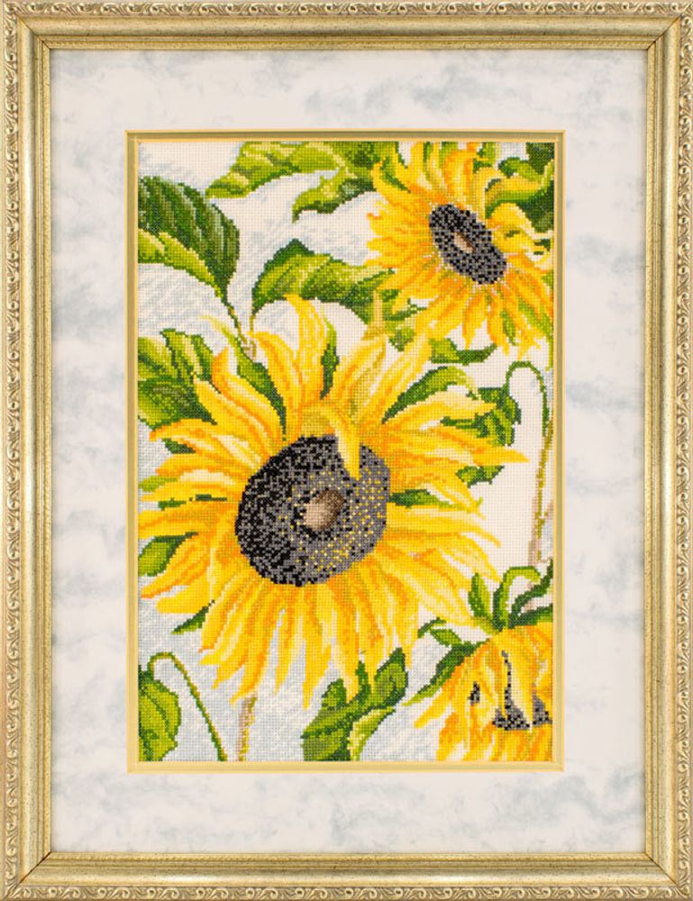 Вышитая картина Марья Искусница, Как солнышко, 41х52 см