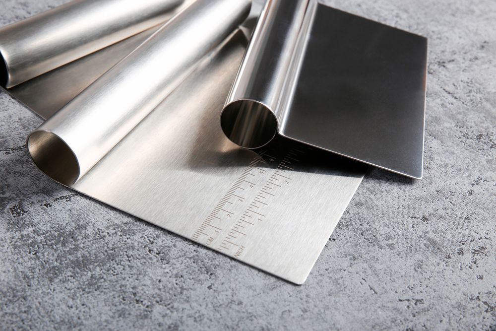 Кондитерский скребок металл 12х8,7 см, 1 шт, S-Chief SHF-0082