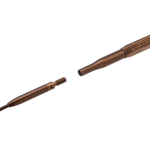 Набор съемных спиц Knit Pro Ginger Cubics, 13см, 7пар (4-8мм), ламинированная береза