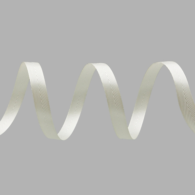 Лента декоративная ёлочка 15.0 мм / 20±1 метров, 02 молочный