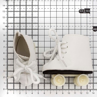 Ботиночки 8х3,5х8см, пара, белый