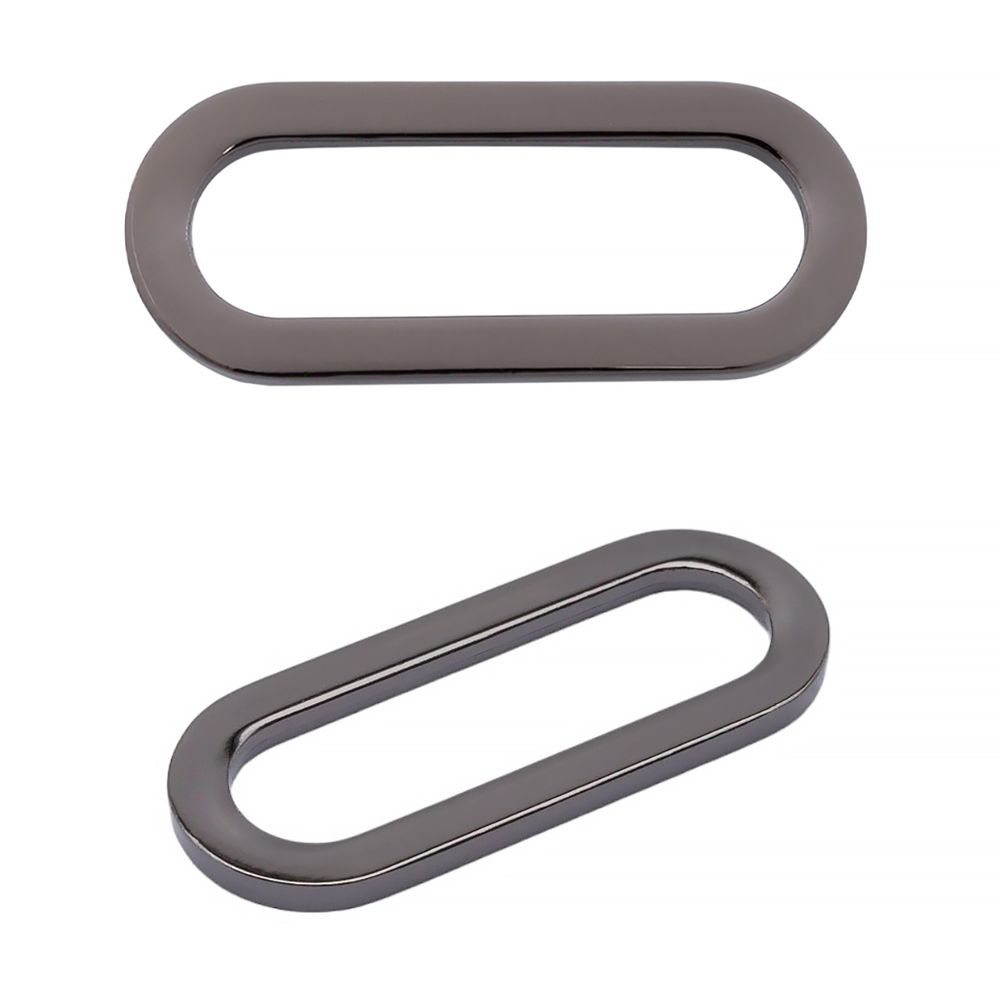 Рамка металл овальная литая 30 мм (чер.никель), 20 шт, ГНУ13818