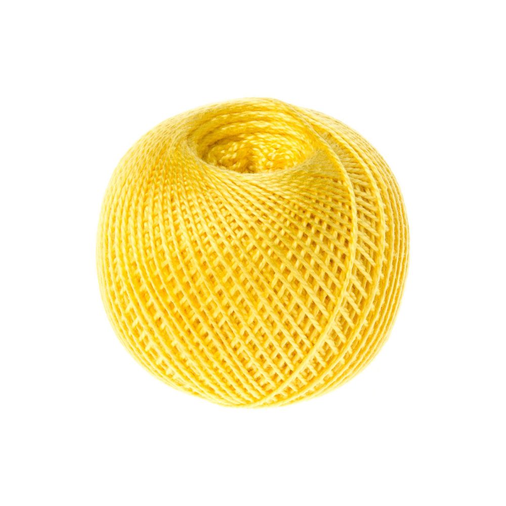 Пряжа ПНК им.Кирова Ирис / уп.20 мот. по 25 г, 150 м, 0302 желтый