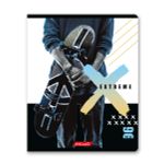 Тетрадь ученическая общая, выборочный лак, A5+ 96 л. на скобе, белизна 100%, 5 шт, клетка, 000344 Экстрим, Светоч 96ТСК5_4_3_1