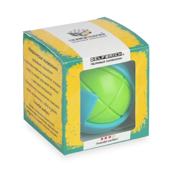 Головоломка механическая Сфера, 1 элемент, 1 шт, Delfbrick DLK- 13