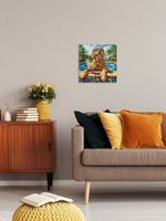 Кристальная (алмазная) мозаика Фрея ALPD-305, на подрамнике, Жизнь прекрасна !, 40х40 см