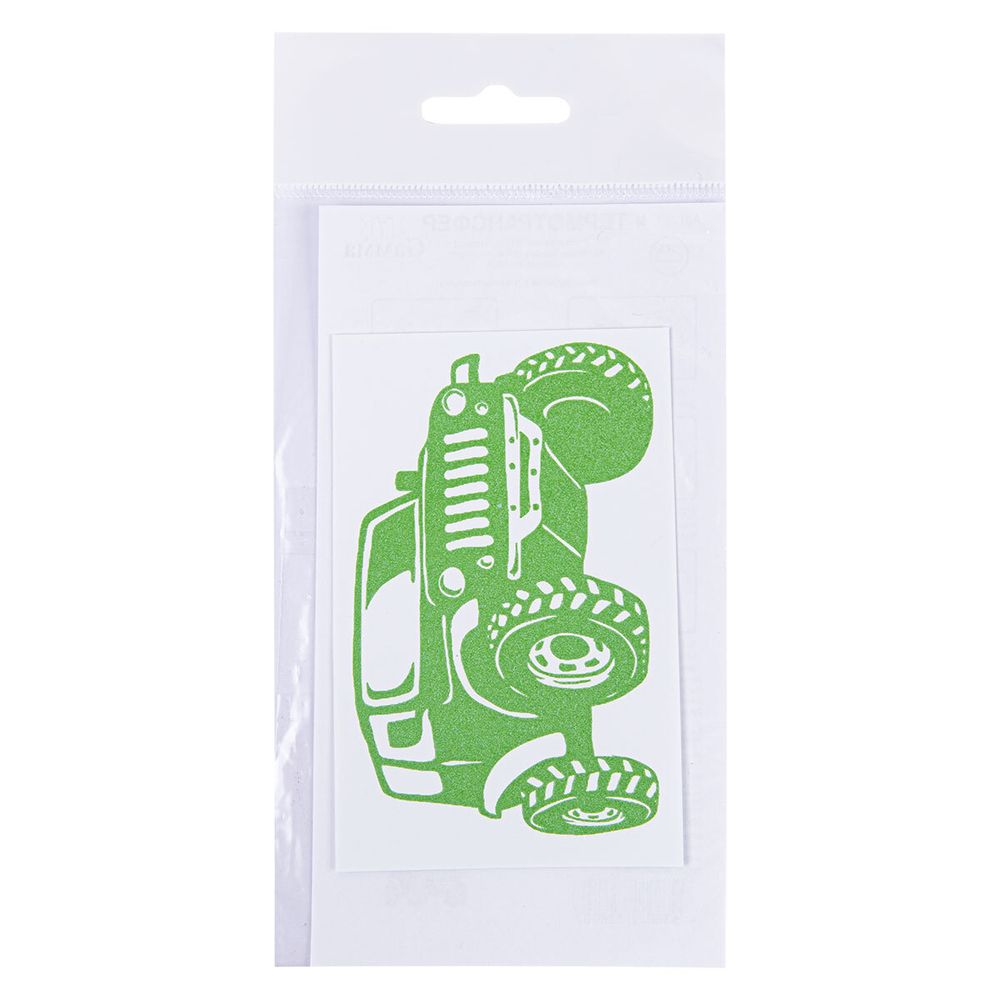 Термоаппликация Термотрансфер M №04, 1 шт, M-418 Джип 6х9.5 см, Gamma