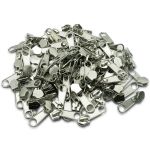 Слайдер (замок) для молнии спираль Т7 (7 мм), без фиксатора, никель, 0294-0001, 100 шт