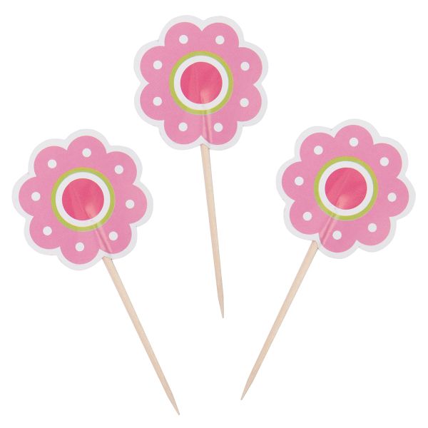 Формы для выпечки бумажные (капсулы) 5 см, 5х3 см, 24 шт, №02 цветы, S-Chief PPC-0007