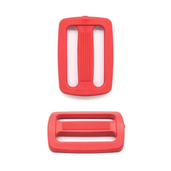 Пряжка, ПА, цветная, 30 мм (с820 красный), 50 шт