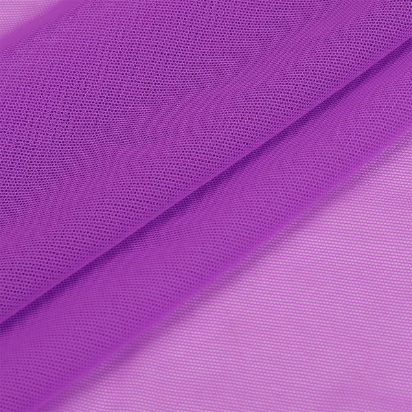 Сетка бельевая эластичная 80 г/м², шир.160 см / 50 метров, фиолетовый неон /068.violet/