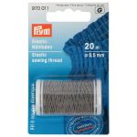 Нить эластичная ⌀0.5 мм, 1 шт, светло-серая, Prym 970011