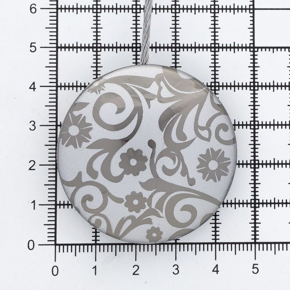 Клипсы для штор магнитные с тросом, 30см ⌀45, 26Т