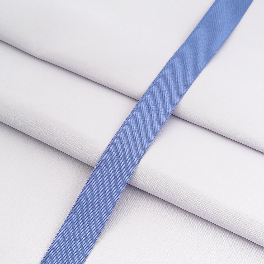 Тесьма (лента) окантовочная 22 мм / 100 метров, 4.5 г/м, 100% п/э, 24 голубой, 6135-0293