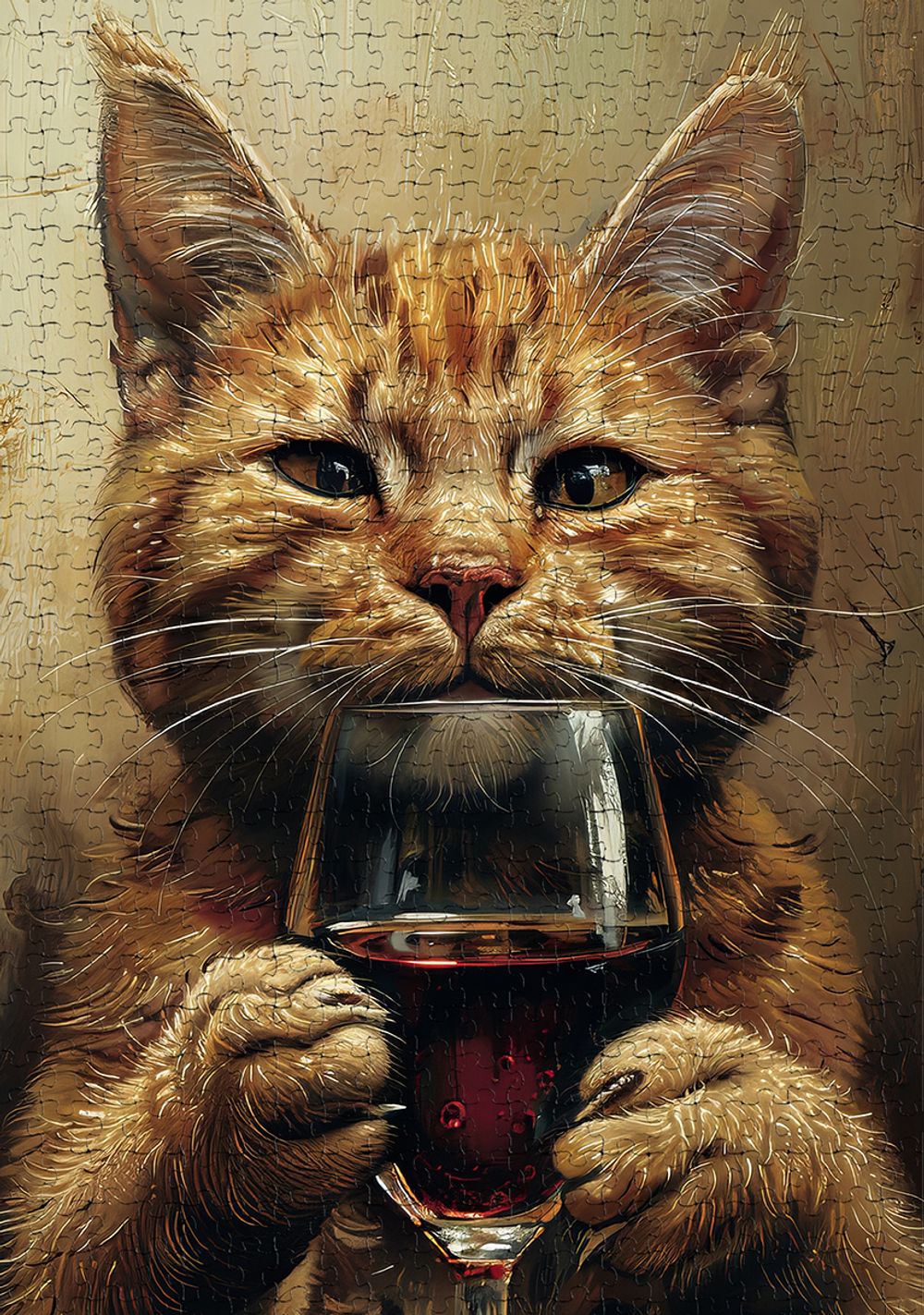 Пазл 500 элементов, Пушистый сомелье, Фрея PZL-500/58