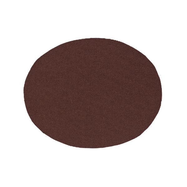 Термоаппликация, овал №2 8х10 см, 2 шт, 2-01-08 хлопок коричневый, Blitz