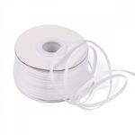 Лента репсовая (в рубчик) 3.0 мм / 91.44 метра, цв. 029 белый