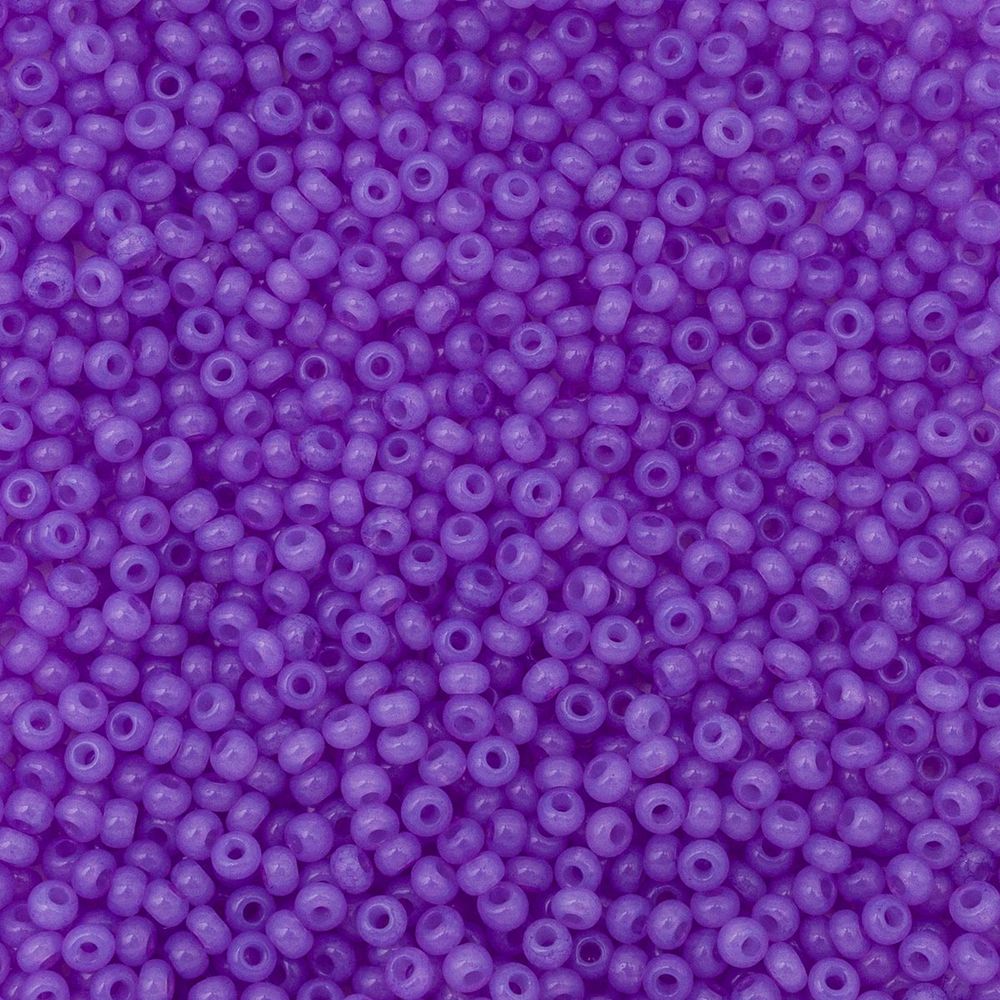 Бисер эффект алебастра 10/0, круг.отв., 100 г (5х20 г) Preciosa