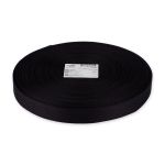 Стропа (ременная лента) 25 мм / 50 метров, [17.4 г/пог.м], 100% п/а, черный, Gamma 6с617