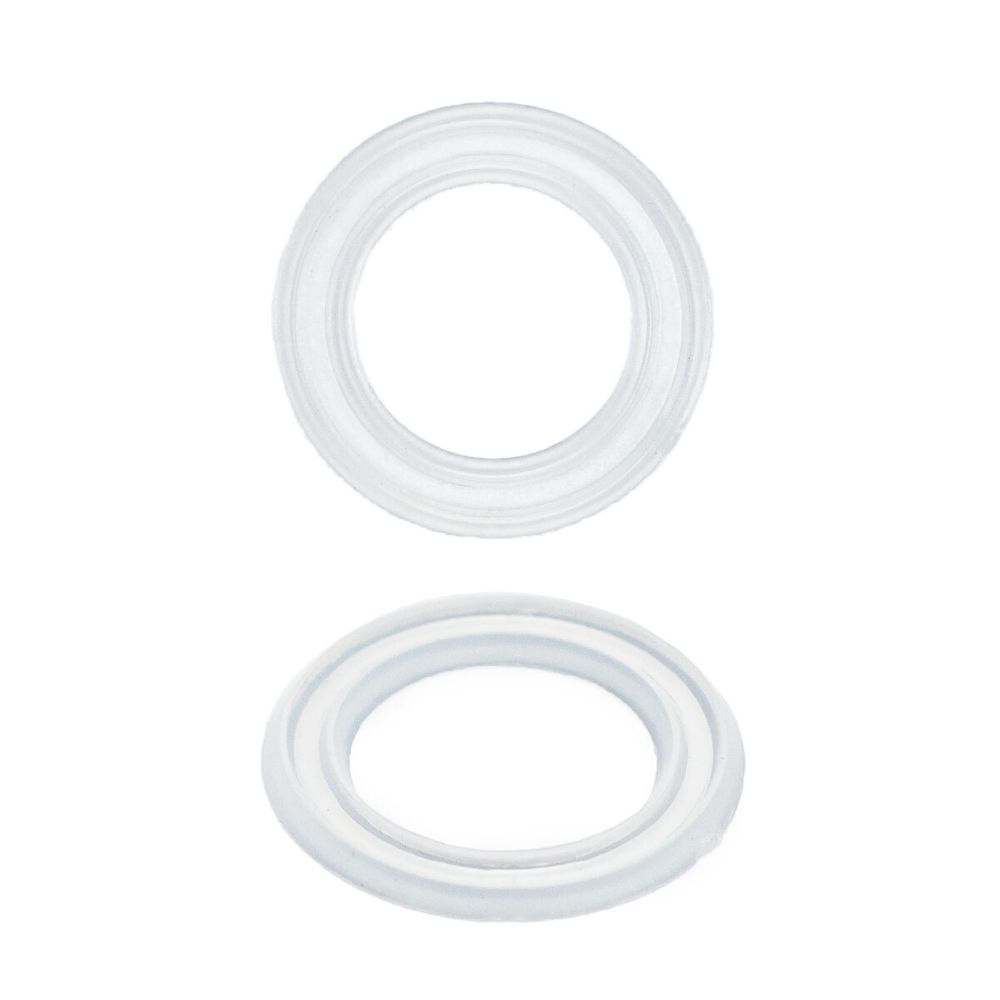 Кольцо уплотнительное пластик под люверс ⌀9 мм (внешн. 14.5 мм), прозрачный, ≈1000 шт