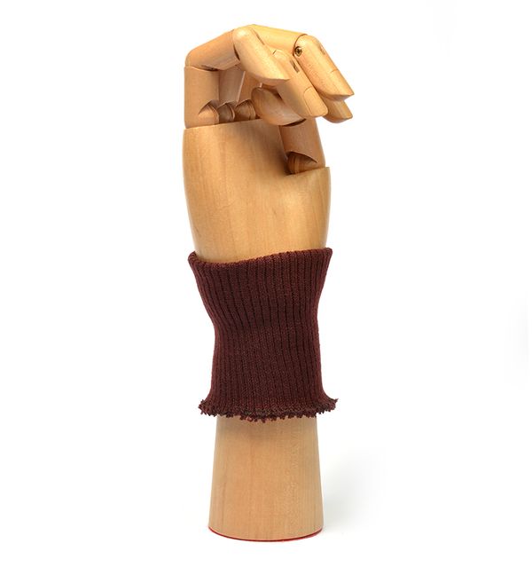 Манжеты трикотажные 6.5х8.0 см, 10 пар, МРД: 32/2 рапорт 2х1 плетение ластик 512/8 марун (т.бордовый)