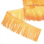 Бахрома отделочная широкая 120.0 мм / 25 метров, нитяная, 001 золотистый, 0390-0310