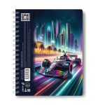 Тетрадь-перевертыш ученическая общая, A5 96 л. на гребне 65 г/м², белизна 100 %, 4 шт, клетка, 01212 МИКС - Свобода движения, Светоч Т119