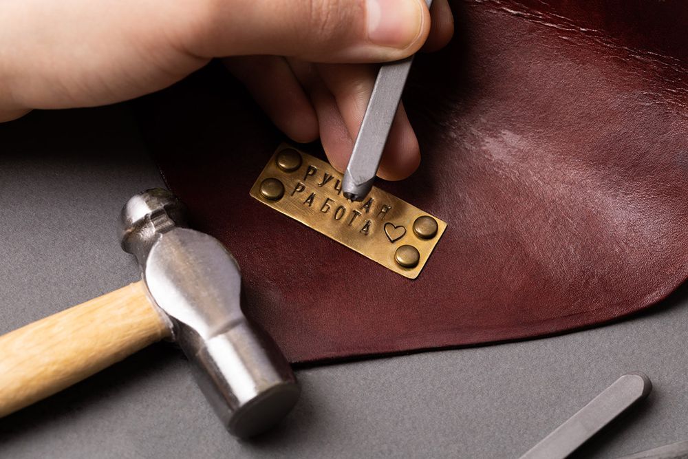 Набор штампов для чеканки по металлу Промысел MT-006 4 мм, русский алфавит