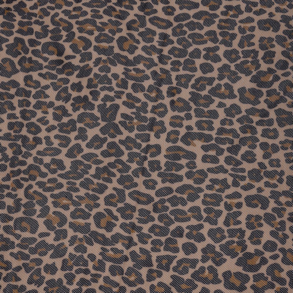 Сетка бельевая эластичная 100 г/м², шир.160 см / 3 метра, принт Леопард /SZ025816.06/