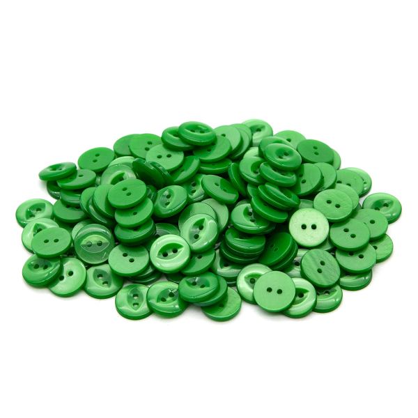Пуговицы 2 прокола 28L (210 зеленый), CX-2719, 144 шт