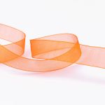 Лента капроновая (органза) 20.0 мм / 22.8±1 метра, 024 т. оранжевый, Blitz OR-20