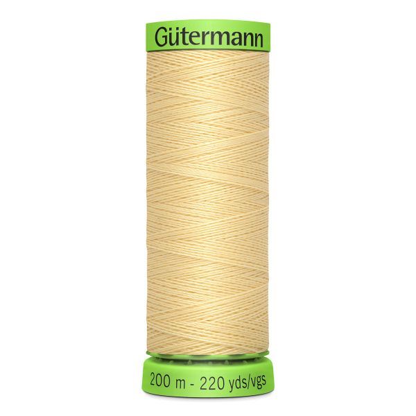 Нитки для тонких тканей Gutermann Extra Fine 150, 200м, 325 шампань, 5 катушек