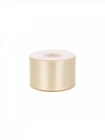 Лента атласная 1-сторонняя 50.0 мм / 22.5±1 метра, 3004 св.кремовый, Magic4Hobby