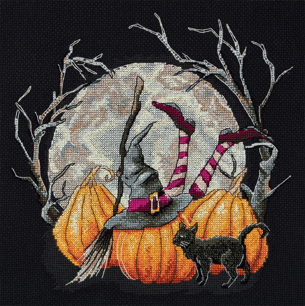 Набор для вышивания нитками Klart, После шабаша, 23х23 см